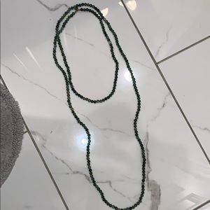 two separate long necklaces bundle